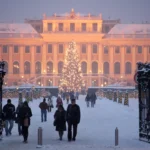Schönbrunn palace vienna austria merry christmas v0 r4ssdioli3601
