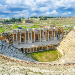 Roman,Amphitheater,In,The,Ruins,Of,Hierapolis,,In,Pamukkale,,Turkey.