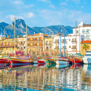 Kyrenia,Old,Harbour,View,In,North,Cyprus