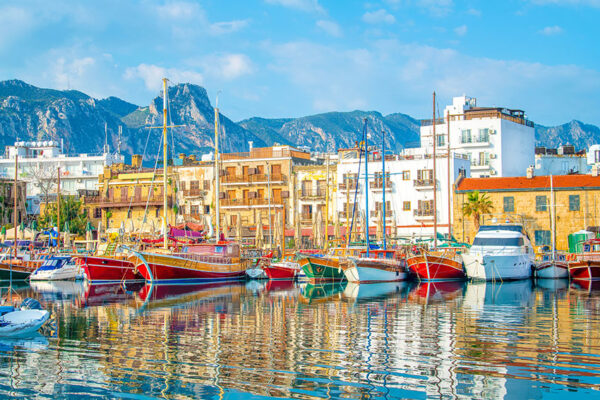 Kyrenia,Old,Harbour,View,In,North,Cyprus