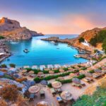 BIG 2376841283 St. Paul bay Acropolis Lindos Rhodes